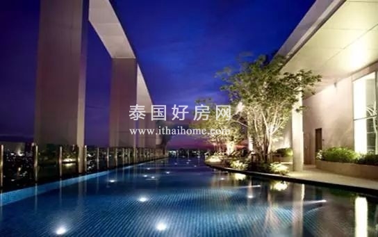 曼谷酒店式公寓，一房近Huaikhwang地铁站