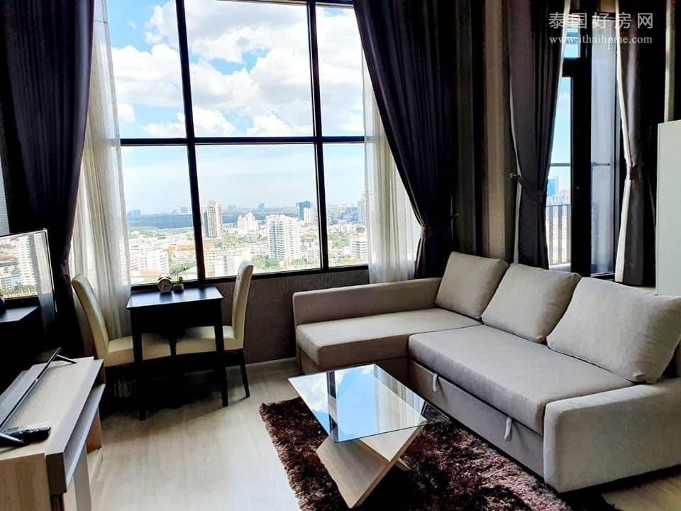 Knightsbridge Prime Sathorn 公寓出租/出售 1卧复式38平米 出租29,000泰铢/月，出售615万泰铢