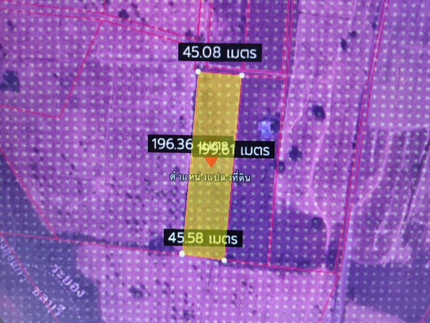 罗勇府 |【紫色区】Pluak Daeng县 土地出售 5-1-79莱 500万泰铢/莱