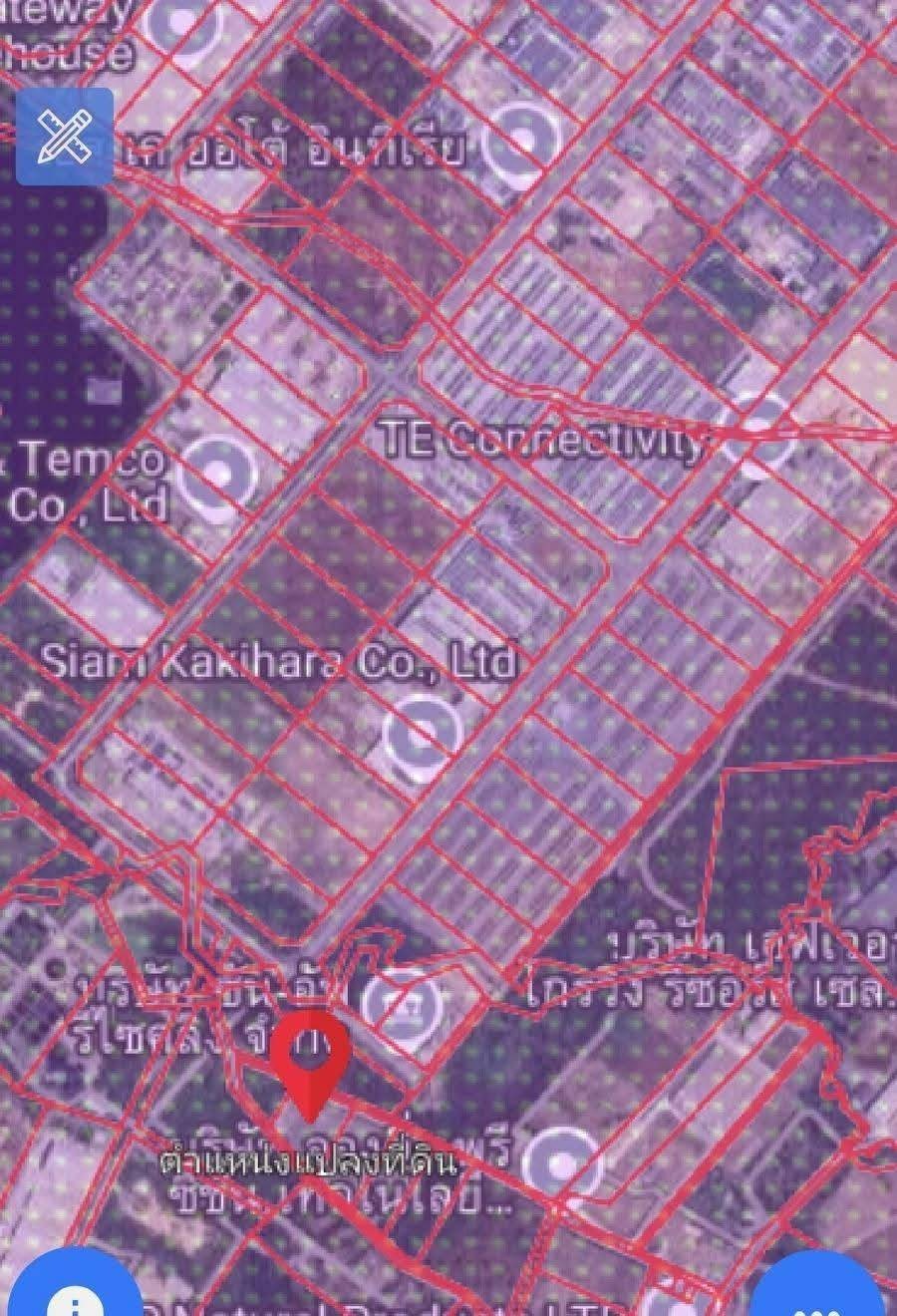 北柳府 |【紫色区】Plaeng Yao，靠近Gateway City工业园区土地出售 10莱 235万泰铢/莱