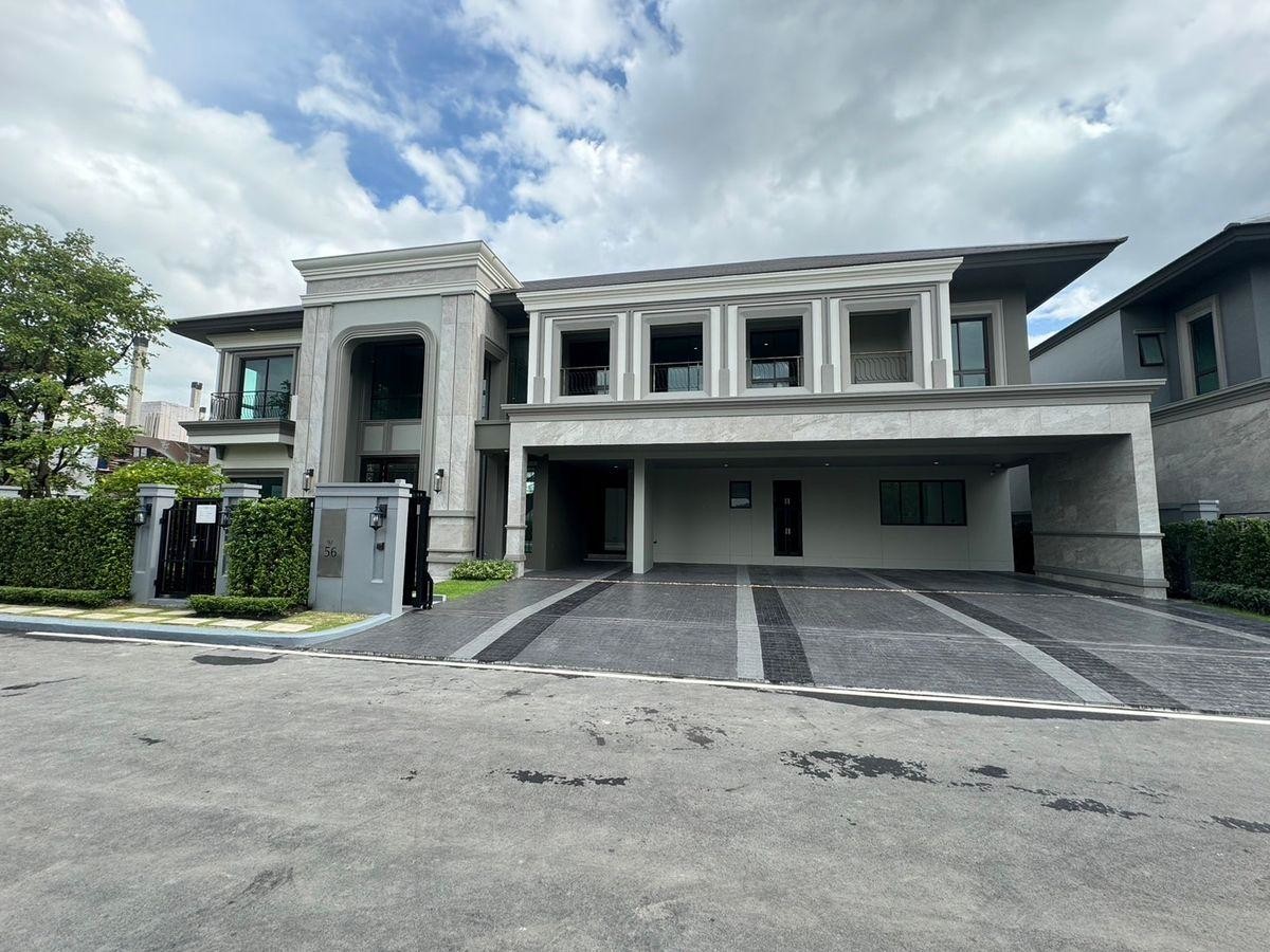 拉甲邦区 | Grand Bangkok Boulevard Krungthepkritha 豪华别墅出租/售 5卧 604平米 480,000泰铢/月（可养宠物）/出售8000万泰铢