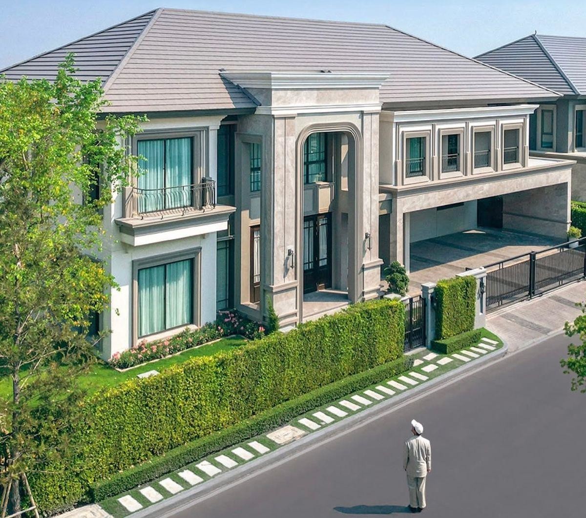 沙攀松区 | Grand Bangkok Boulevard Rama 9-Krungthepkritha 豪华别墅出租 6卧 604平米 380,000泰铢/月