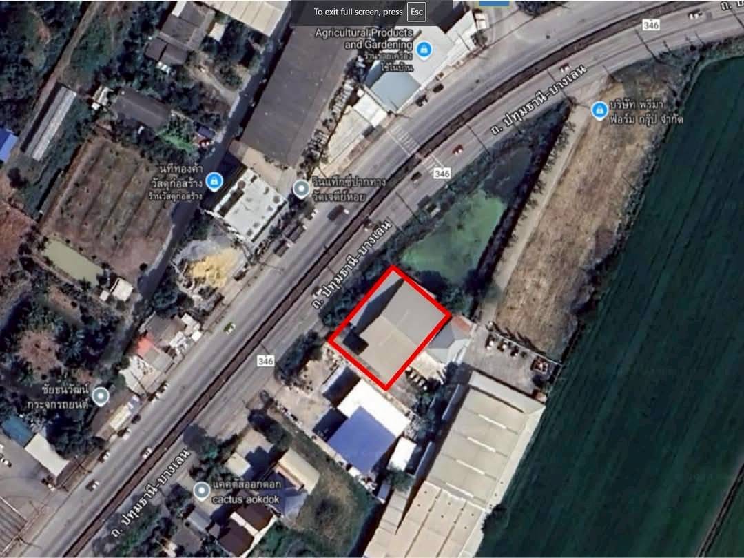 巴吞他尼府 | Lad Lum Kaew县 办公室+工厂仓库出租 900平米 95,000泰铢/月