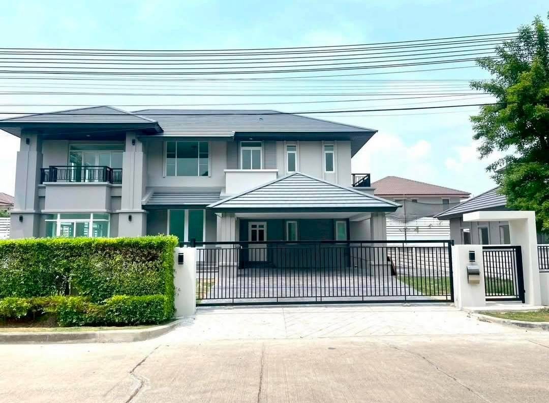 龙仔厝府 | Nusasiri City Rama 2 带个人泳池独栋别墅出售 4卧 722.4平米 1590万泰铢