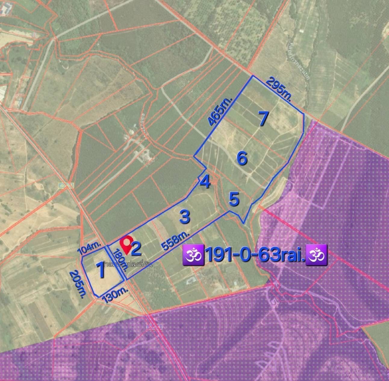 春武里府 |【黄色区-EEC】Khao Khan Song 土地出售 191-0-63莱 220万泰铢/莱