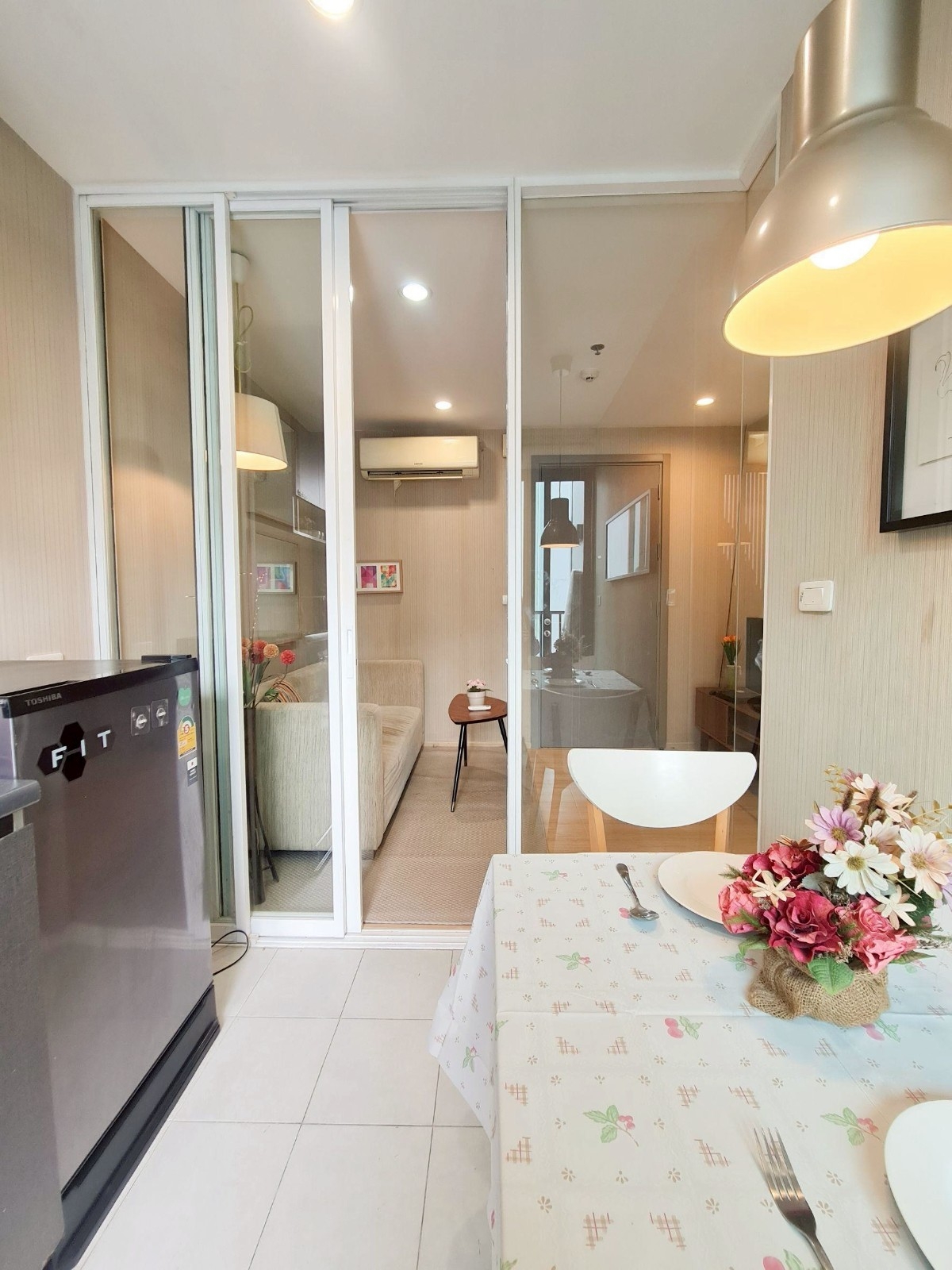 曼甲必区 | The Base Rama 9-Ramkhamhaeng 公寓出租 1卧 27.23平米 13,500泰铢/月