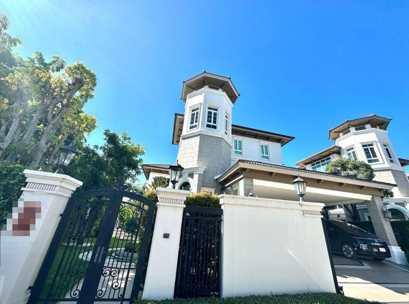 曼坤天区 | Ladawan Rama 2 独栋别墅出租/售 4卧 434平米 出租380,000泰铢/月，出售4250万泰铢