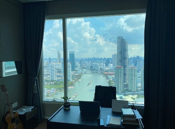 曼柯廉区 | Menam Residences 公寓出租/售 3卧 169平米 出租130,000泰铢/月，出售3500万泰铢