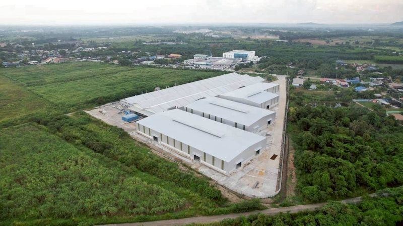 春武里 |【紫色区】Ban Bueng 全新工厂仓库出租 3,734/3,870/4,808平米 每平米150泰铢/月