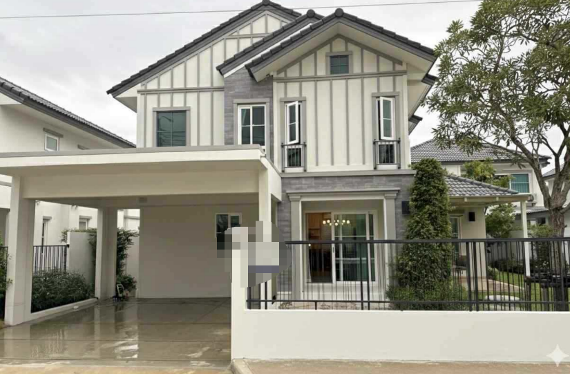 北榄府 | Villaggio 3 Srinakarin-Bangna 独栋别墅出租 4卧 185平米 98,000泰铢/月（可养宠物）