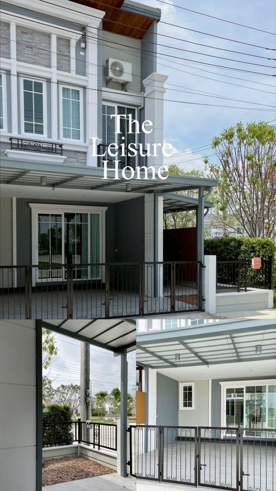 北榄府 | Golden Town Sukhumvit-Lasalle 联排别墅出租 4卧 117平米 33,000泰铢/月