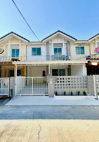 曼坤天/拉玛二 | Pruksa Ville 53 Phase 1 联排别墅出租 3卧 109平米 23,000泰铢/月