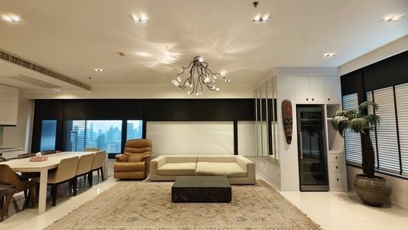 沙吞区 | Amanta Lumpini 公寓出租 2卧 138.52平米 85,000泰铢/月