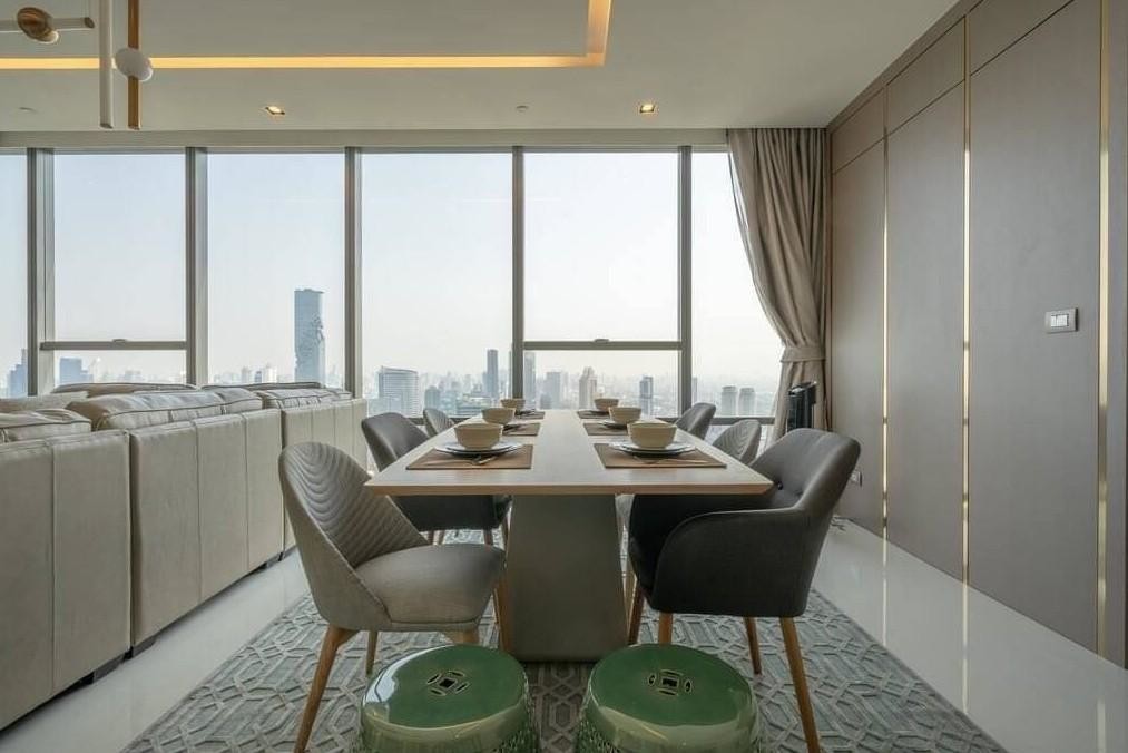 沙吞区 | the bangkok sathorn 公寓出租/售 2卧 128.28平米 出租120,000泰铢/月，出售3950万泰铢