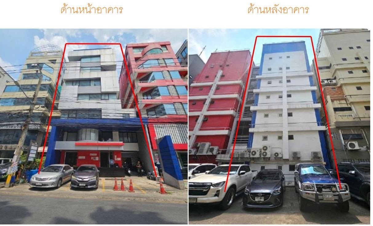 邻铃区 | 拉玛 9 新 CBD区域，靠近轻轨站 商铺出售 1,111平米 5500万泰铢