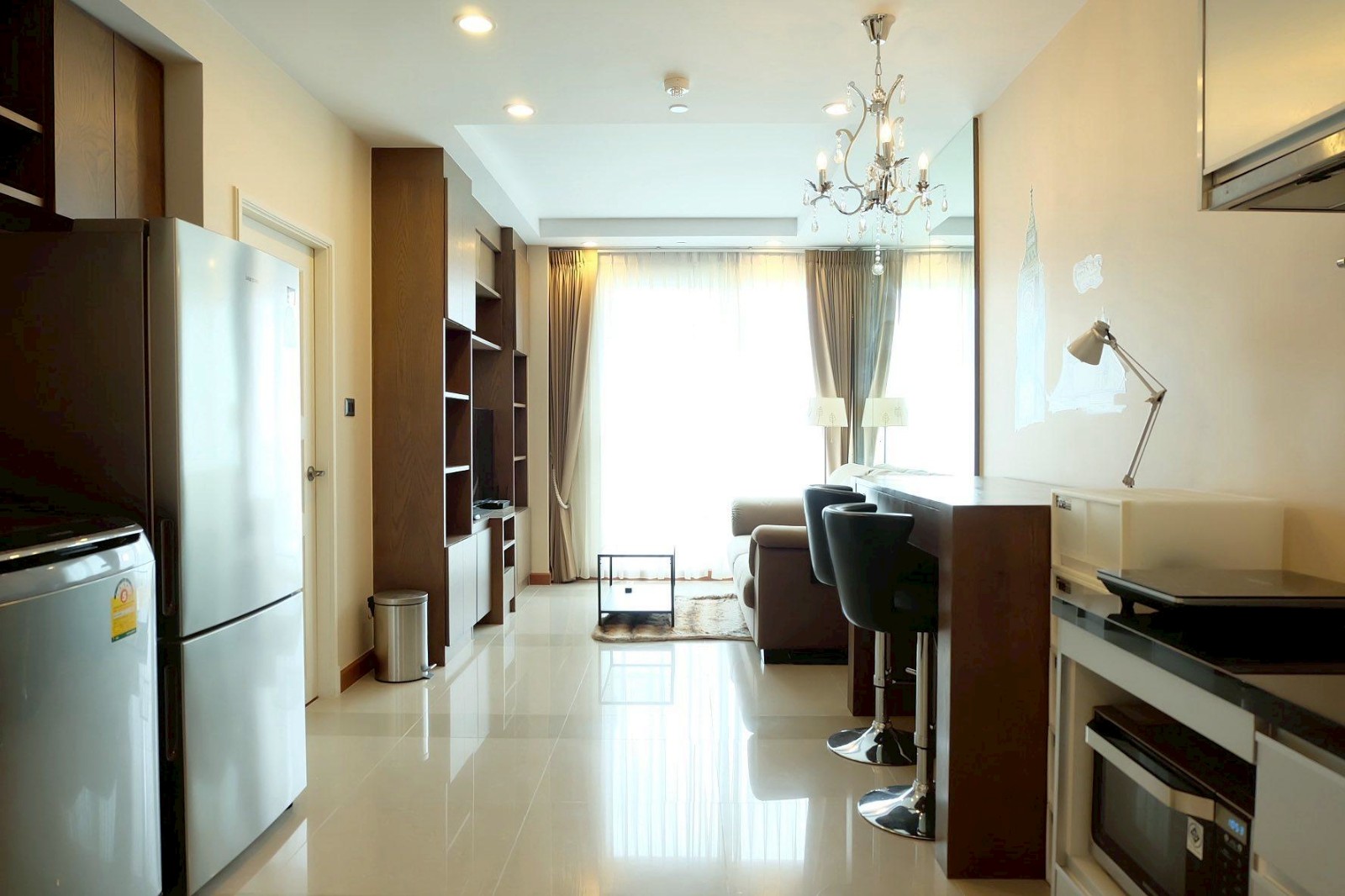 辉煌区 | Supalai Wellington 1 公寓出租 1卧 47平米 20,000泰铢/月