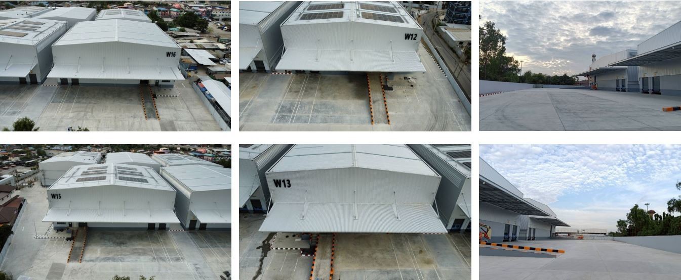 北榄府 |【紫色区】Phra Pradaeng，Puchao路 仓库出租 1,956/1,986平米++ 每平米160泰铢/月