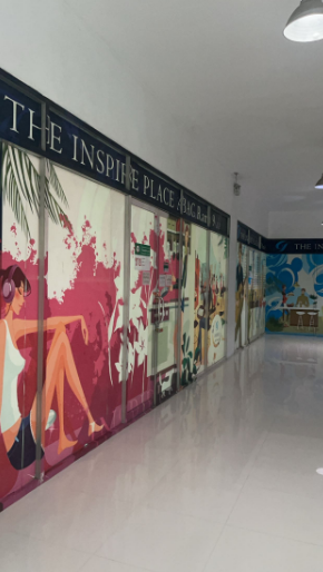 曼甲必区 | The inspire Place公寓小区商铺出租，面积533平米；租金70000泰铢/月，可分租可卖