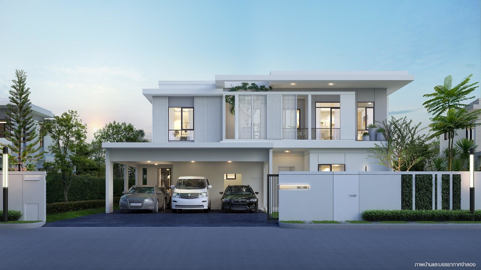 北榄府 | MANTANA Bangna km 15 独栋别墅出租 4卧 288平米 150,000泰铢/月