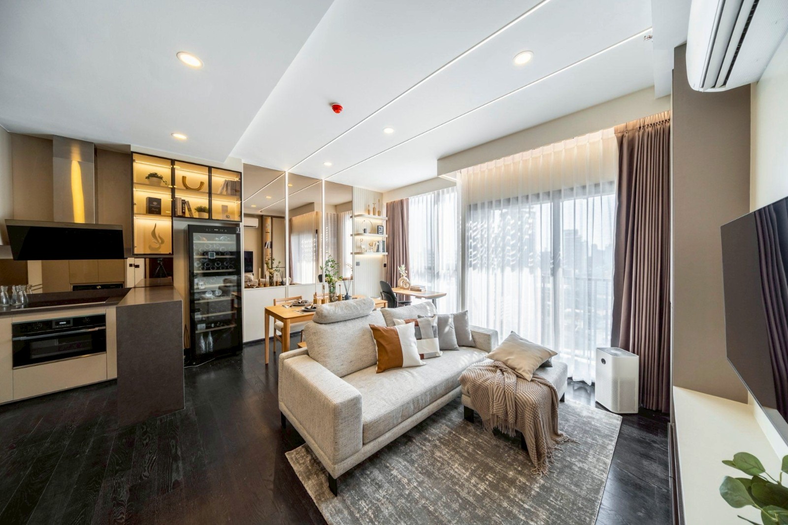 瓦他那区 | Park Origin Thonglor 公寓出租/出售 2卧 65.53平米 出租75,000泰铢/月，出售1749万泰铢