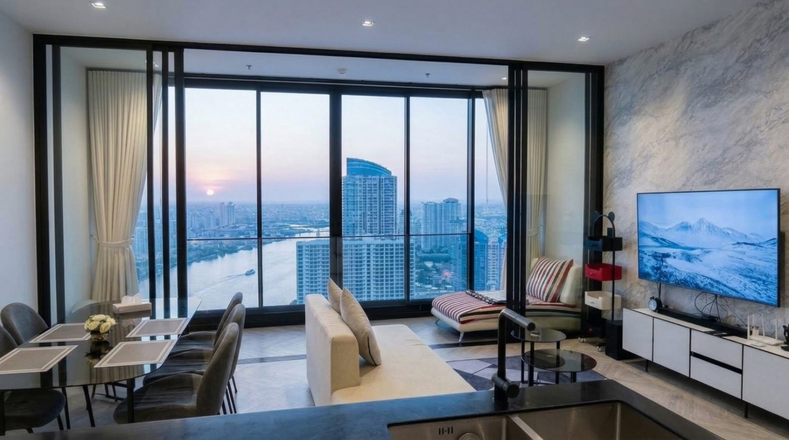 曼谷 空讪区| Chapter Charoennakorn–Riverside公寓出租/出售 2卧2卫78.8平方米 租金69,000泰铢/月｜售价18,200,000泰铢