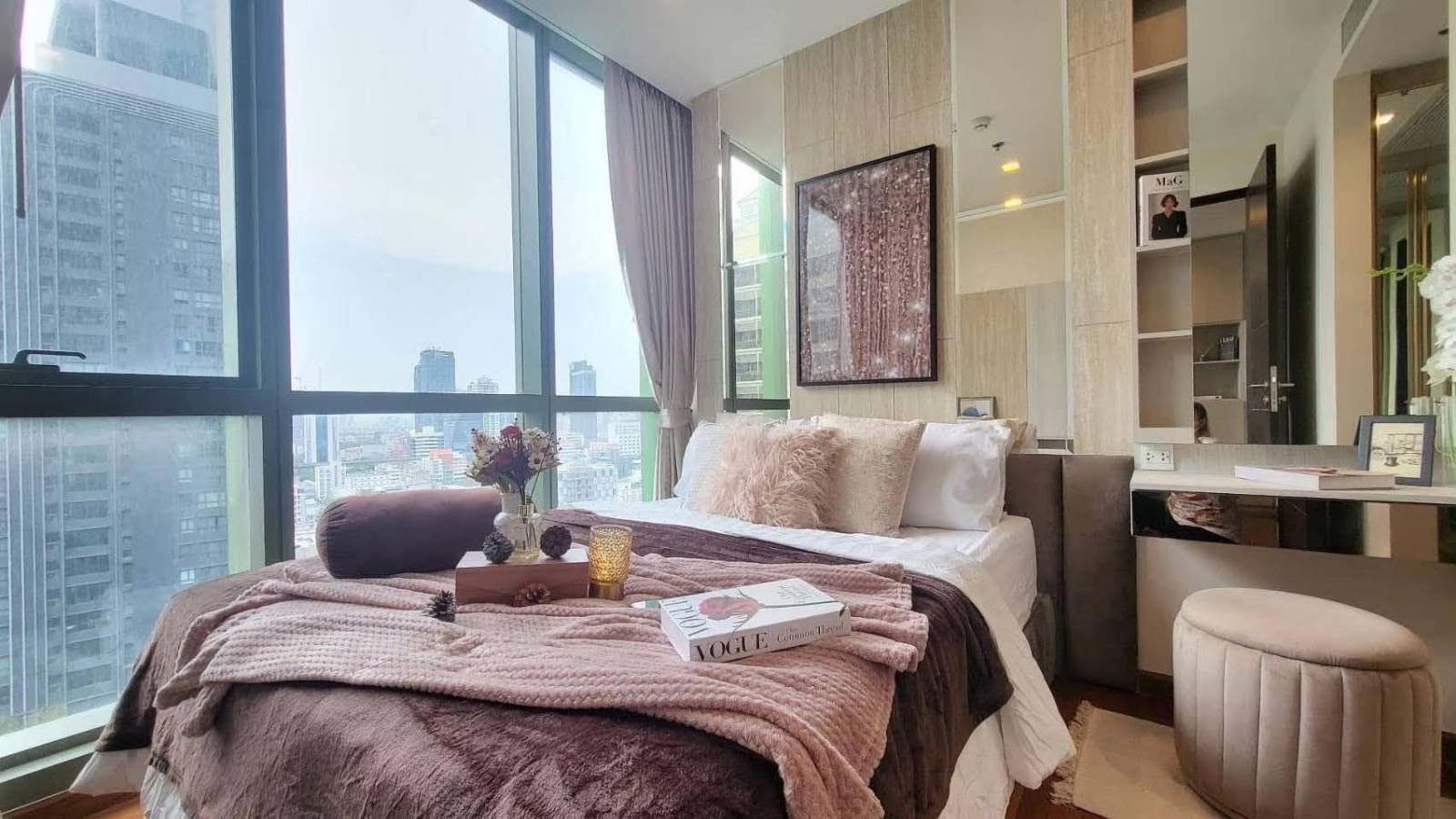 曼谷 拉差贴威区 | Wish Signature Midtown Siam公寓出租 1卧1卫35平方米 租金24,000泰铢/月