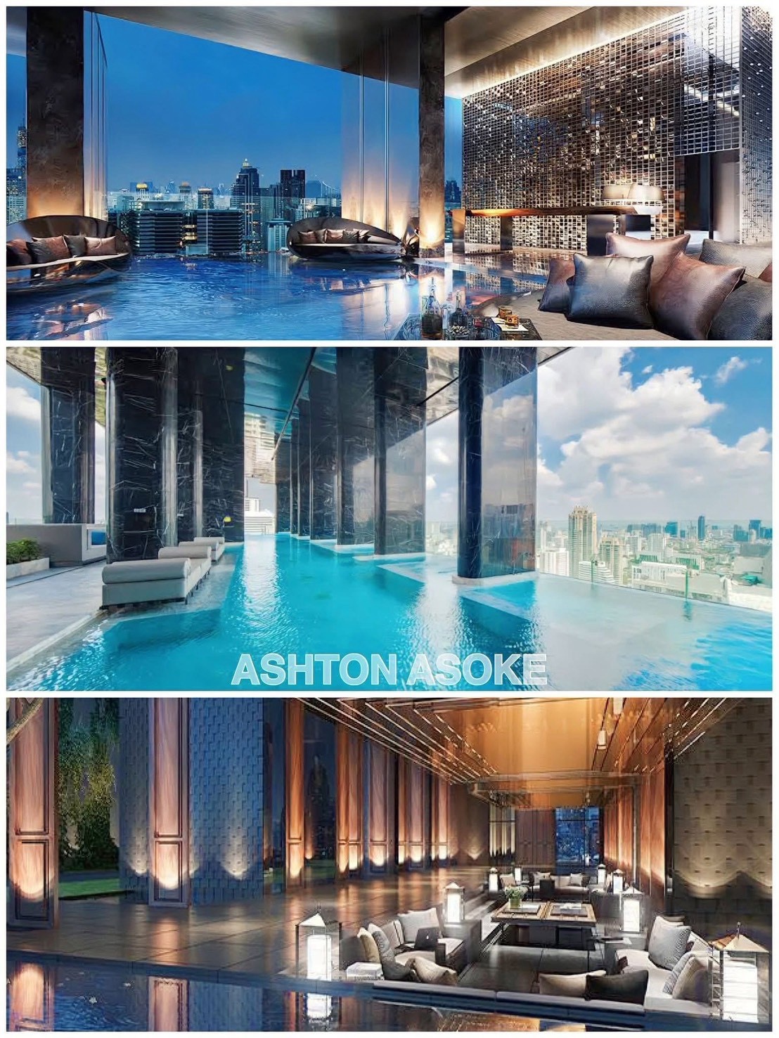 曼谷 瓦他那区 | ASHTON ASOKE公寓出租 1卧1卫35平方米 高楼层 租金33,000泰铢/月