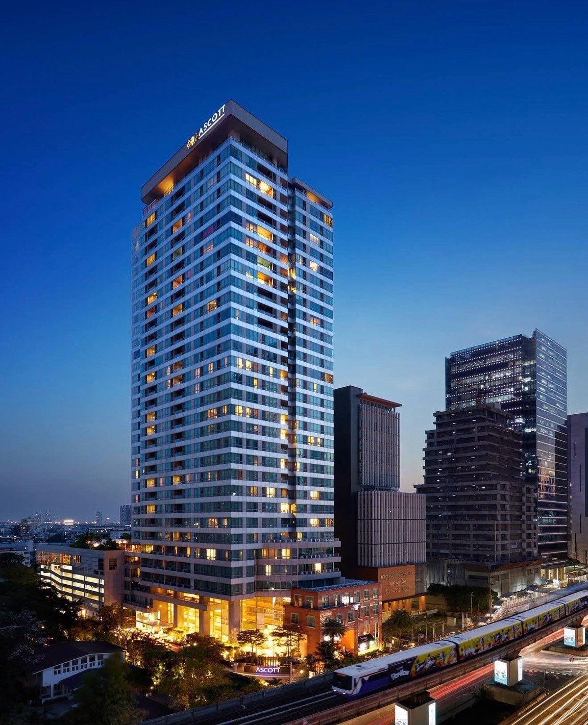 曼谷 沙吞区 | Ascott Sathorn Bangkok酒店式公寓出租 3卧167平方米 租金189,000泰铢/月