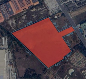 春武里府 |【紫色区】PanThong区域, Chonburi 空土地出售 46.35莱 730万泰铢/莱