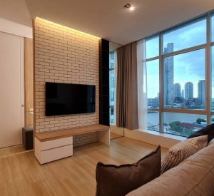 曼谷 空讪区 | Baan Sathorn Chaophraya公寓出租 1卧1卫61平方米 租金38,000泰铢/月
