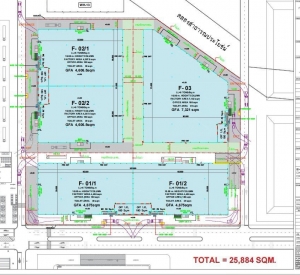 罗勇府 | SW Warehouse厂房出租 7,321平方米 租金170泰铢/平方米/月｜紫色工业用地